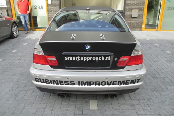 Car wrapping BMW 3 achterzijde